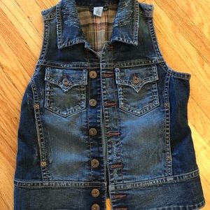 SILVER JEANS denim vest